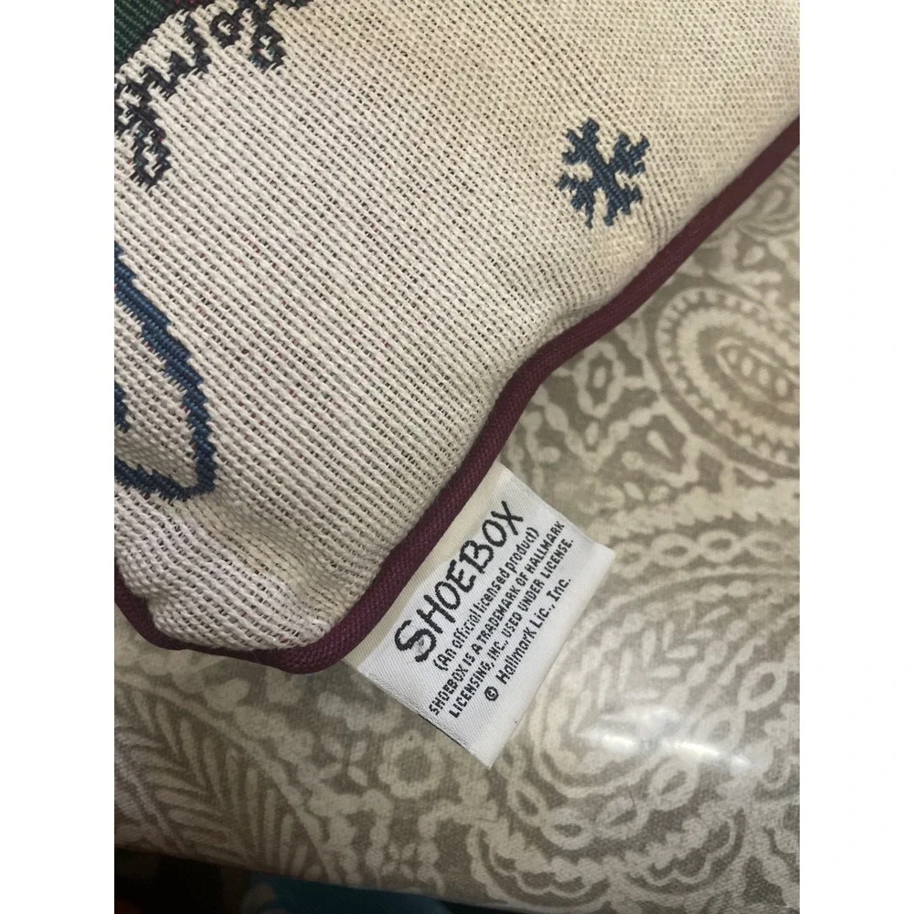 Hallmark Shoebox Maxine Let It Snow Someplace Else Tapestry Throw Pillow Decor